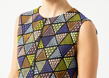 画像をギャラリービューアに読み込む, Triangle Sleeveless Dress in Multi