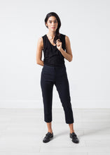 画像をギャラリービューアに読み込む, Wool Cropped Pant in Navy