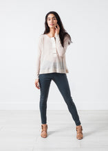 画像をギャラリービューアに読み込む, Elenaso Leather Trouser in Cool Grey