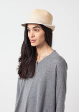 画像をギャラリービューアに読み込む, Washboard Hat in Straw/White