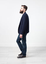 画像をギャラリービューアに読み込む, Cotton Jacket in Navy