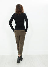 画像をギャラリービューアに読み込む, Sueded Cotton Pant in Khaki