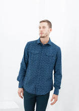 画像をギャラリービューアに読み込む, Western Arkansas Button-Up in Blue Floral
