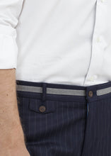 画像をギャラリービューアに読み込む, Sinclair Trouser in Navy Stripe