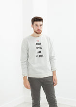 画像をギャラリービューアに読み込む, Vintage Sweatshirt in Light Grey