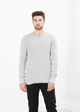画像をギャラリービューアに読み込む, Waffle Knit Long Sleeve Tee