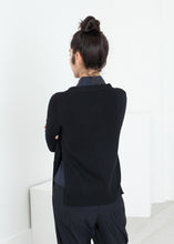 画像をギャラリービューアに読み込む, Square Cardigan in Black