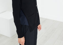 画像をギャラリービューアに読み込む, Square Cardigan in Black