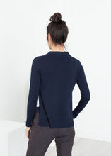 画像をギャラリービューアに読み込む, Square Cardigan in Navy