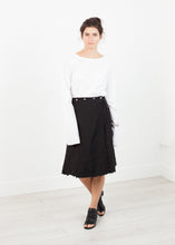 画像をギャラリービューアに読み込む, Wrap Snap Skirt in Black