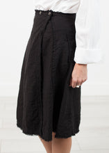 画像をギャラリービューアに読み込む, Wrap Snap Skirt in Black