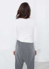 画像をギャラリービューアに読み込む, Stretch Tee in Milk