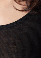 画像をギャラリービューアに読み込む, Easy Ribbed Tank in Black