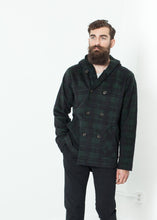 画像をギャラリービューアに読み込む, Double Breasted Hoodie in Forest Plaid