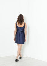 画像をギャラリービューアに読み込む, A-Line Mini Dress in Blue