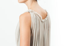 画像をギャラリービューアに読み込む, Chiffon Cape Back Dress in Sand