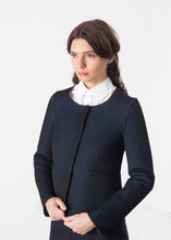 画像をギャラリービューアに読み込む, Weave Jacket in Black/Blue