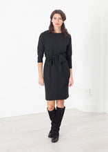 画像をギャラリービューアに読み込む, Tie Waist Dress in Black