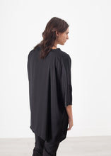 画像をギャラリービューアに読み込む, Unbalanced Cardigan in Black