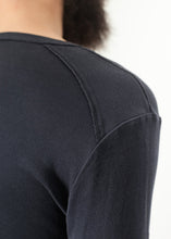 画像をギャラリービューアに読み込む, Cotton Henley in Blue Grey