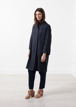 画像をギャラリービューアに読み込む, Woven Pleat Back Coat
