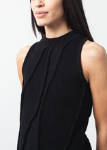 画像をギャラリービューアに読み込む, Curved Stripe Knit Tank