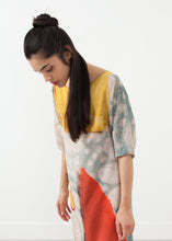 画像をギャラリービューアに読み込む, 3/4 Sleeve Kimono Dress