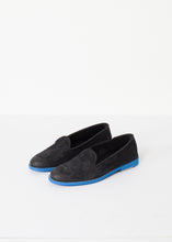 画像をギャラリービューアに読み込む, Suede Loafers - Black/Blue