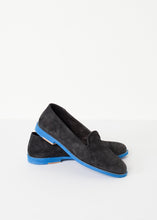 画像をギャラリービューアに読み込む, Suede Loafers - Black/Blue