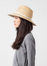 画像をギャラリービューアに読み込む, Wrapped Up Hat in Straw/White