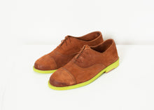 画像をギャラリービューアに読み込む, Suede Oxford in Natural/Lime