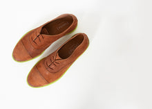 画像をギャラリービューアに読み込む, Suede Oxford in Natural/Lime